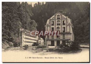 Old Postcard Saint Gervais Grand Hotel des Bains