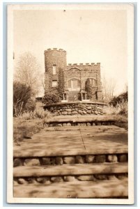 c1926 Aborn Castle View Ellington Connecticut CT RPPC Photo Posted Postcard 