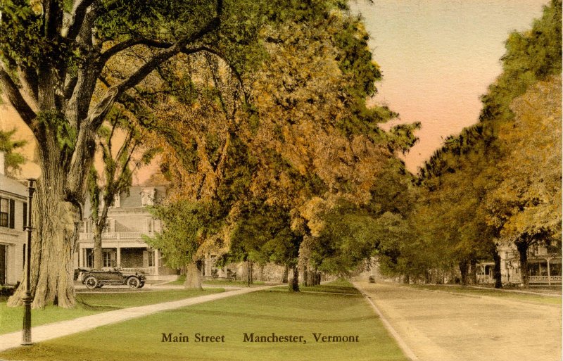 VT - Manchester. Main Street