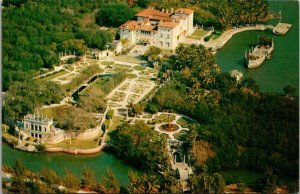 Florida Miami Vizcaya The James Deering Estate Aerial View