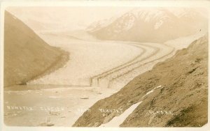 Postcard RPPC Alaska Yakutat Glacier 1930s 23-7559