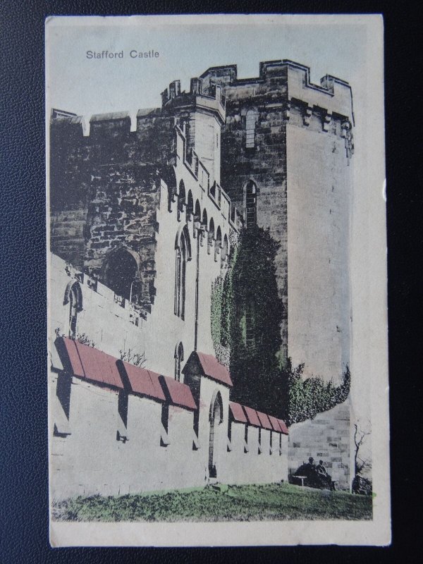 Staffordshire STAFFORD CASTLE c1902 Postcard by Stewart & Woolf 1038