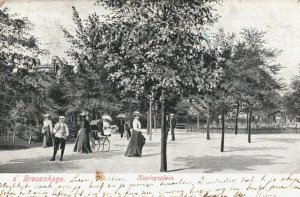 Netherlands Den Haag The Hague Koningsplein Vintage Postcard 03.74