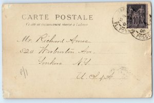 Paris France Postcard Palace of the United States Universal Exposition 1900