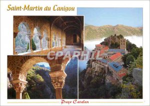 Modern Postcard Saint Martin du Canigou PO cloister The general view of the R...