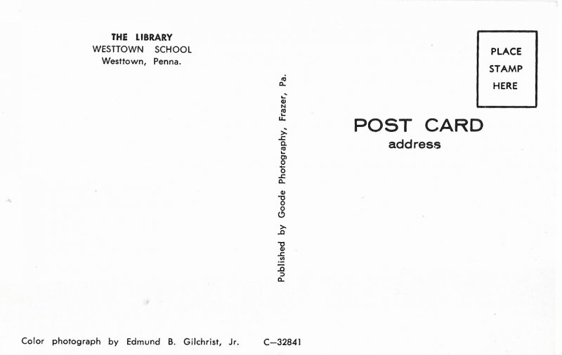 The Library Westtown School Westtown Pennsylvania