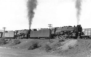 Pennsylvania Ore Train Real Photo Shamokin Pennsylvania Railroad, Train Postcard
