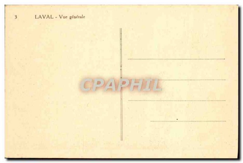 Old Postcard Laval Vue Generale