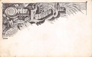 Order of the Eastern Star Masonic Greetings Freemason Vintage Postcard AA75472