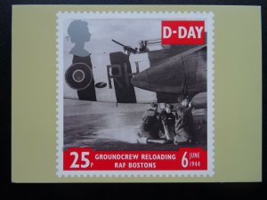 WW2 D-Day 6th June RAF BOSTON GROUNDCREW 1944 c1994 PHQ 162(a) 6/94 Royal Mail