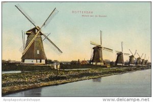 Windmills Molens san de Boezem Rotterdam Netherlands