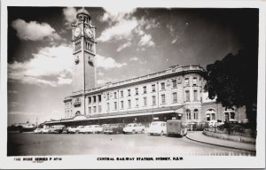 Australia Central Railway Station Sydney New South Wales RPPC C058