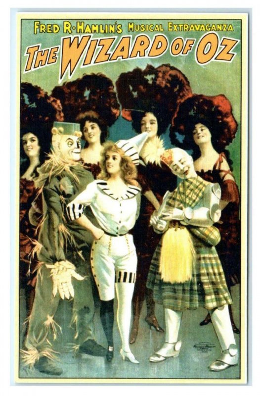 Repro THE WIZARD of OZ ~ Fred R. Hamlin's Musical Extravaganza 2013  Postcard