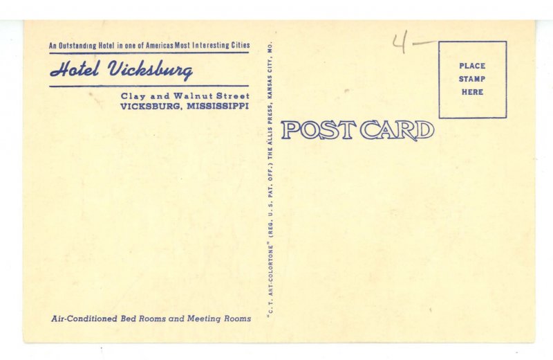 MS - Vicksburg. Vicksburg Hotel
