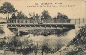 France Var Cavaliere bridge old postcard