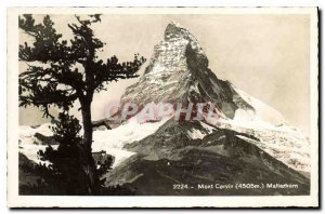 Old Postcard Matterhorn Matterhorn