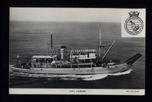 na9912 - Royal Navy Salvage Vessel - HMS Layburn P191 - postcard