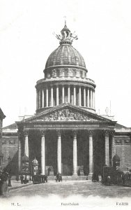 Vintage Postcard 1910's Le Pantheon Paris France FR