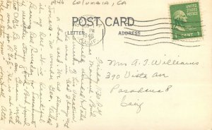 Posted RPPC California Columbia 1946 St. Andrews Church #508 23-2219