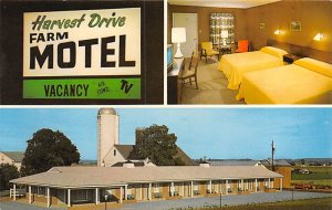 Harvest Drive Farm Motel Gordonville, Pennsylvania PA Postcard