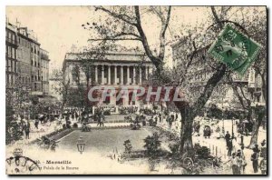 Old Postcard Marseille Garden Palace al Stock Exchange
