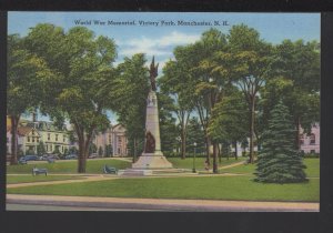 New Hampshire MANCHESTER World War Memorial, Victory Park ~ Linen