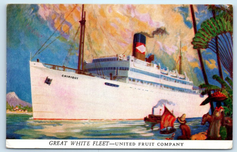 Steamship Chiriqui United Fruit Company Ship Postcard
