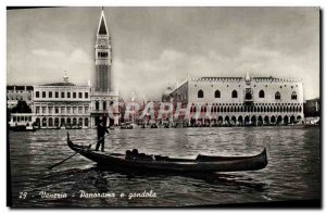 Modern Postcard Venezia e Panorama Gondola