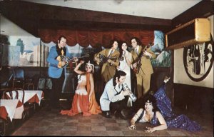 Washington DC Astor Restaurant Belly Dancers c1950-60s Vintage Postcard