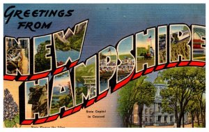 Greetings from New Hampshire  LARGE LETTER