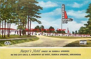 AR, Eureka Springs, Arkansas, Harper's Motel, Exterior View, No 14,441F