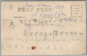 CATSKILLS ny DUNCAN VILLA GROUP ANTIQUE REAL PHOTO POSTCARD RPPC