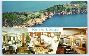 Keltic Lodge restaurant interior multi CAPE BRETON NS Canada Postcard