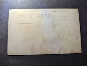 Mint USA RPPC Postcard Black Flapper Girl