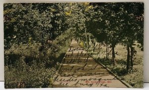 Mountain Lake Park Maryland 1909 Western Maryland to Lexington Pa Postcard F4