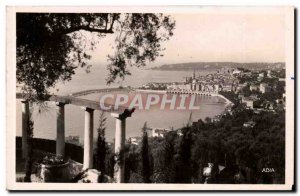 Menton - View from Garavan - Old Postcard