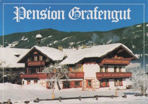 Radstadt Pension Grafengut In Christmas Snow Austria German Postcard