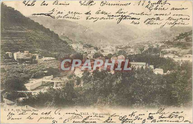 Postcard Old VALS General view