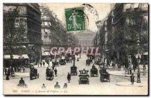 Paris 8 - L & # & # 39Avenue of 39Opera Old Postcard