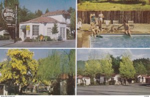 GARBERVILLE, California, 1950-1960's; White Motel, Swimming Pool