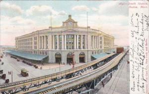 Massachusetts Boston South Station 1907