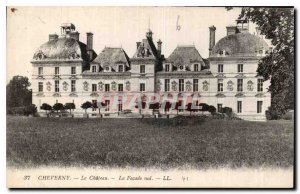 Old Postcard Cheverny Chateau the South Facade