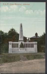 Hampshire Postcard - R.A.M.Corps Memorial, Aldershot     BT307