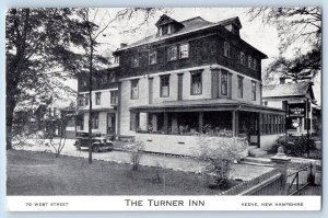 Keene New Hampshire Postcard The Turner Inn Exterior View c1951 Vintage Antique