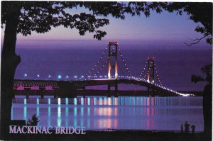 Mackinac Bridge Michigan provides Access from Lower to Upper Michigan 4 by 6