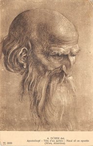 Lot298 head of an apostle wien albertina austria postcard art a durer painting