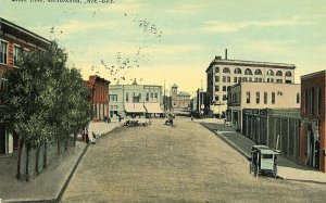 Postcard Early Street View and State Line in Texarkana, AR      S6