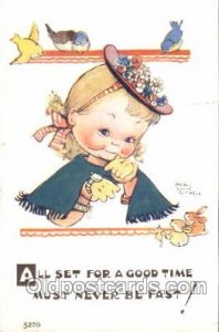 Series 5210 Mabel Lucy Attwell, Artist Signed Unused small crease left and ri...