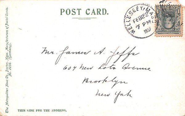 College Hall in Wellesley, Massachusetts