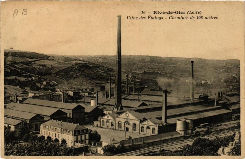 CPA AK Rive de Gier. Usine des Étaings. (664366)